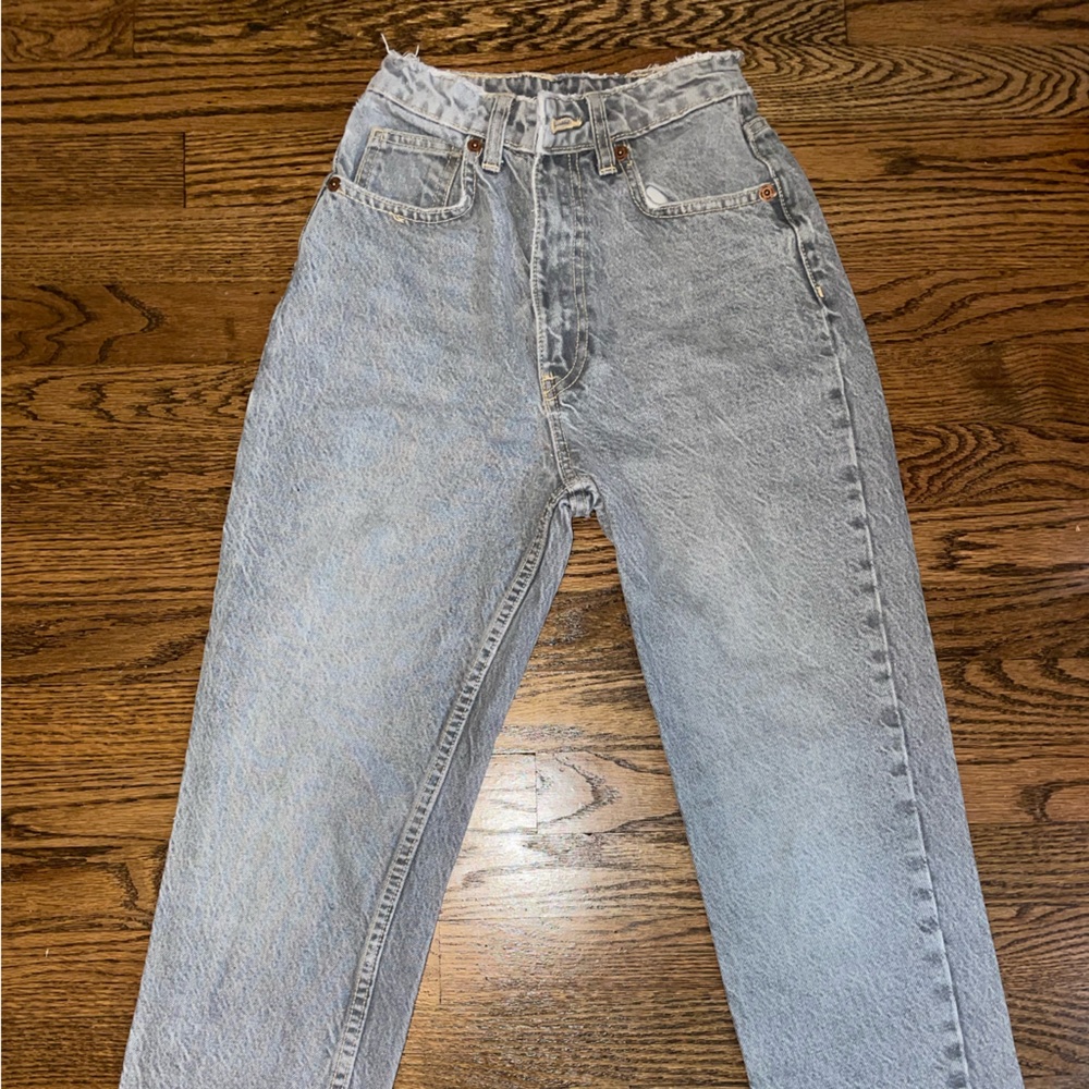 Zara High-Waisted Straight Leg